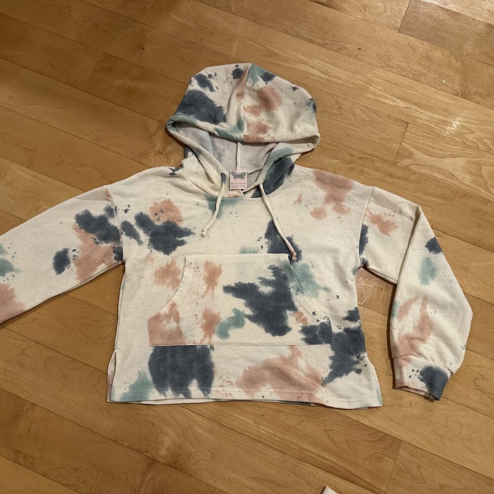 Girls Tie Dye Sweatshirt Hoodie